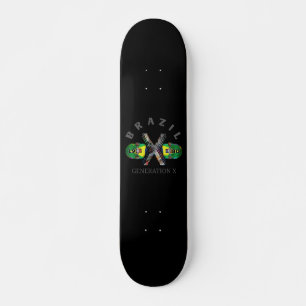 Skateboard Génération X Brésil 1980