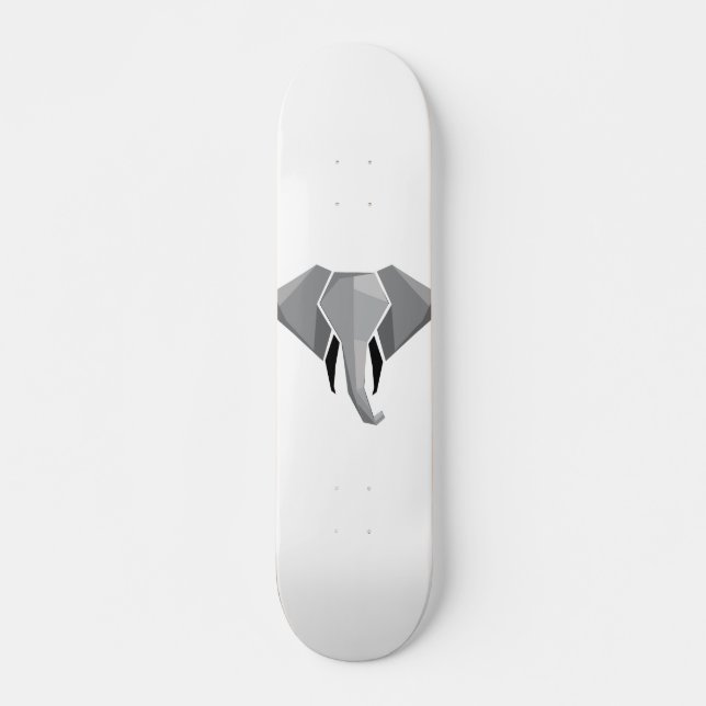 Skateboard Géométrie Tête d'éléphant (Devant)