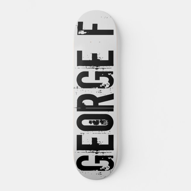 Skateboard GEORGE F Planche à roulettes (Recto)