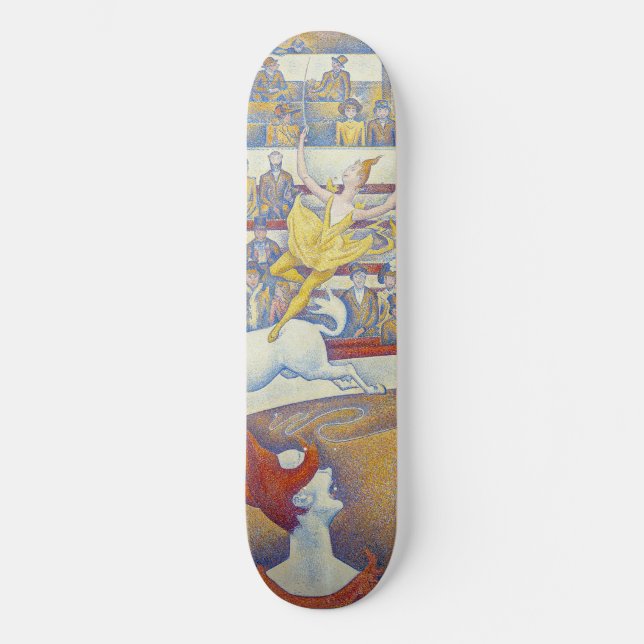 Skateboard Georges Seurat - Le Cirque (Recto)