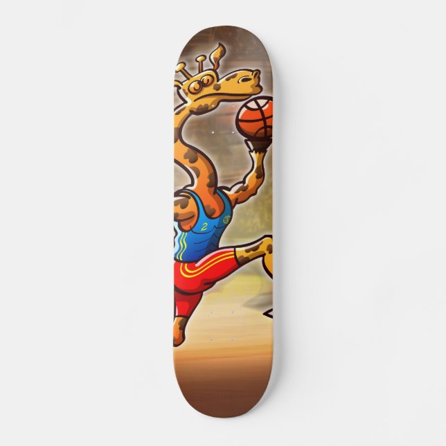 Skateboard Girafe de basket-ball (Recto)