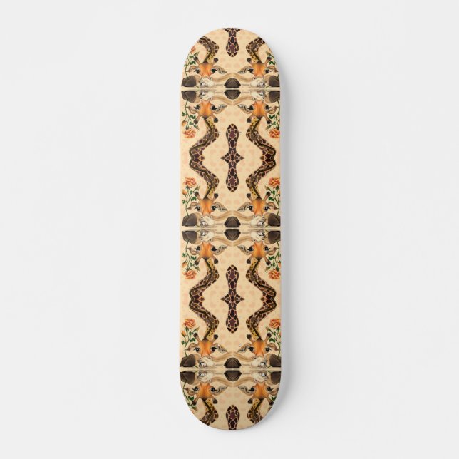 Skateboard Girafe romantique - Gentleman - Amusant (Devant)