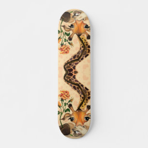 Skateboard Girafe romantique - Gentleman - Funny -