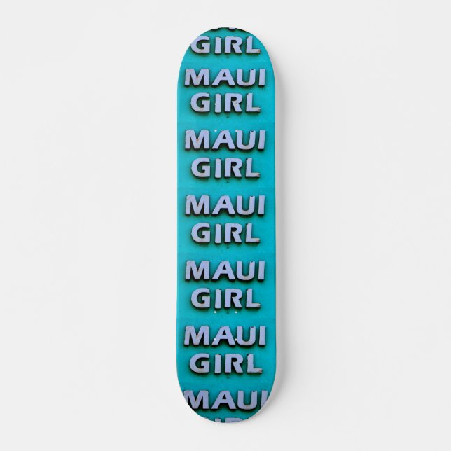 Skateboard girl maui green Thunder_Cove (Devant)
