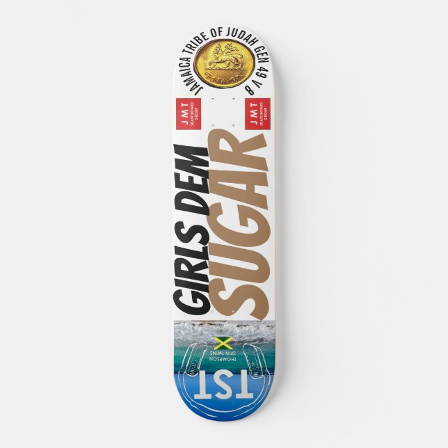 SKATEBOARD GIRLS DEM SUGAR SKATEBOARDS /JMT SKATEBOARDS (Recto)