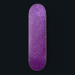 Skateboard Girly Sparkly Royal Purple Glitter<br><div class="desc">This girly and chic design is perfect for the girly girl. It depicts faux printed sparkly royal purple glitter. It's pretty, modern, trendy, and unique. ***IMPORTANT DESIGN NOTE: For any custom design request such as matching product requests, color changes, placement changes, or any other change request, please click on the...</div>