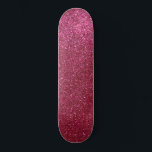 Skateboard Girly Sparkly Wine Burgundy Red Glitter<br><div class="desc">This girly and chic design is perfect for the girly girl. It depicts faux printed sparkly wine burgundy red glitter. It's pretty, modern, trendy, and unique. ***IMPORTANT DESIGN NOTE: For any custom design request such as matching product requests, color changes, placement changes, or any other change request, please click on...</div>