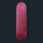 Skateboard Girly Sparkly Wine Burgundy Red Glitter<br><div class="desc">This girly and chic design is perfect for the girly girl. It depicts faux printed sparkly wine burgundy red glitter. It's pretty, modern, trendy, and unique. ***IMPORTANT DESIGN NOTE: For any custom design request such as matching product requests, color changes, placement changes, or any other change request, please click on...</div>