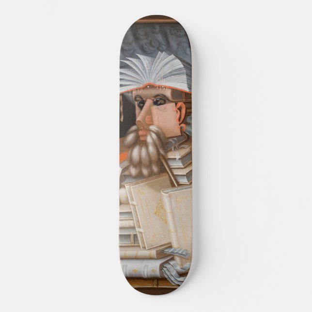 Skateboard Giuseppe Arcimboldo - Le Bibliothécaire (Recto)