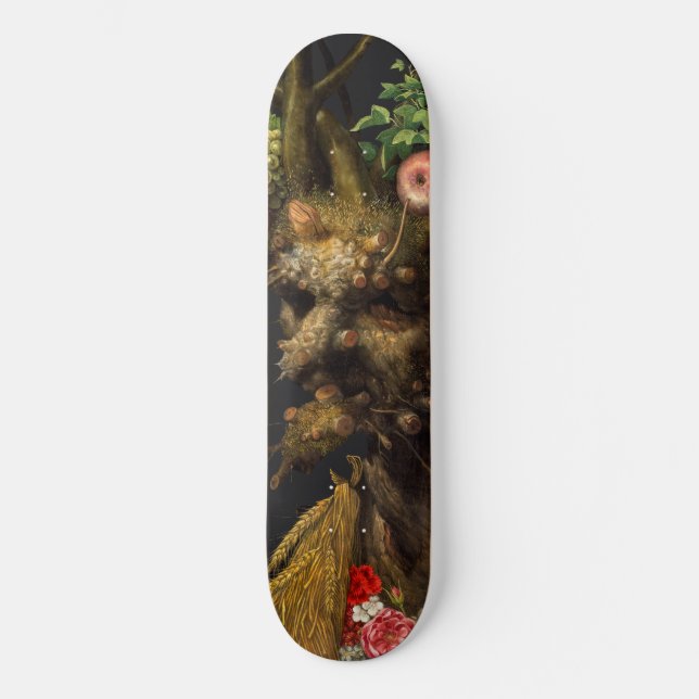 Skateboard Giuseppe Arcimboldo - Quatre saisons en une tête (Recto)
