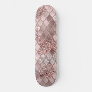 Skateboard Glam à échelle de sirène #5 (Parties scintillant d
