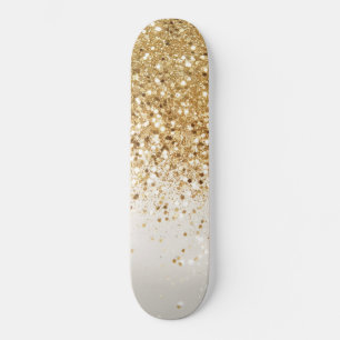 Skateboard Glam de la Parties scintillant d'or Sparkling #2
