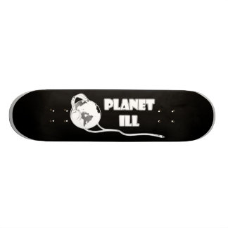 Skateboard Globe blanc malade de planète