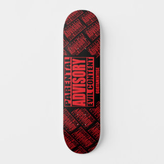 Skateboard Goatamentise Parental Advisory Contenu mal