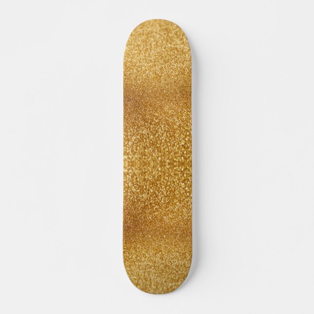 Skateboard Gold Glitter (Devant)