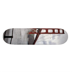Skateboard Golden gate bridge à San Francisco vue du fort