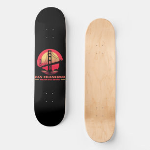 Skateboard Golden Gate Bridge San Francisco Californie USA