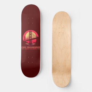 Skateboard Golden Gate Bridge San Francisco Californie USA