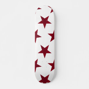 Skateboard Golden Stars Motif 7