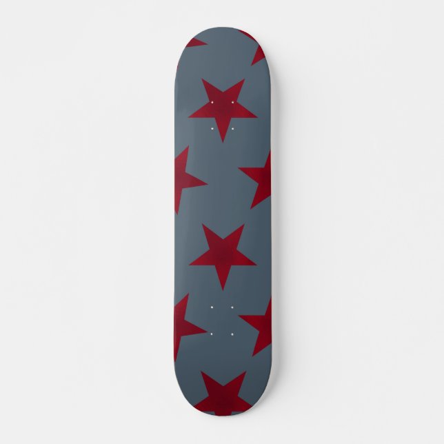 Skateboard Golden Stars Motif 9 (Devant)
