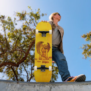 Skateboard Golem Gargoyle