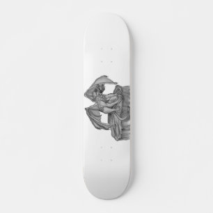 Skateboard GOLEM - Gargoyle noir et blanc