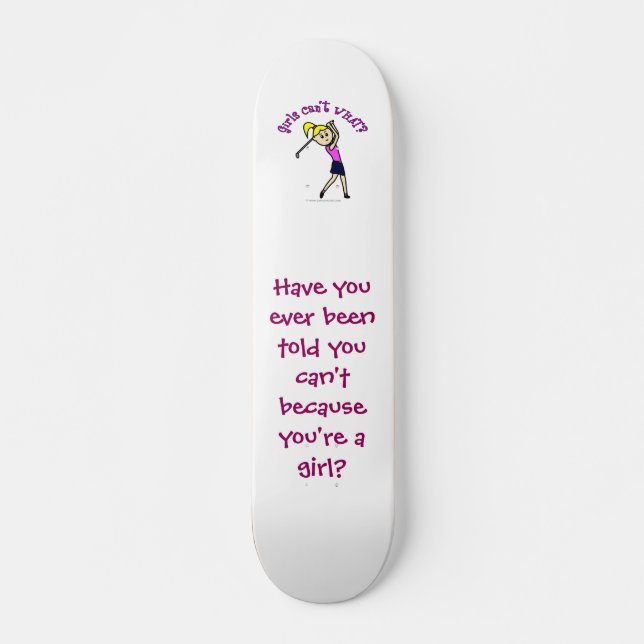 Skateboard Golfeur de la femme légère (Devant)