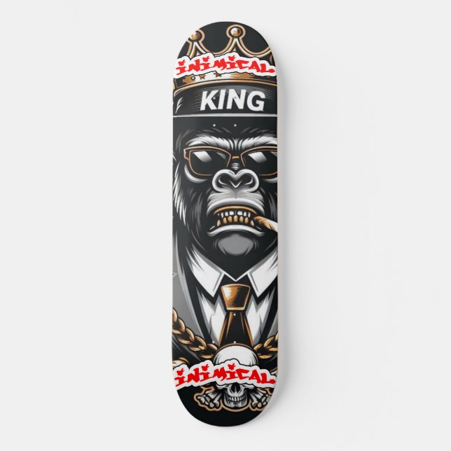 Skateboard Gorille Gangster, le roi inimitable (Recto)