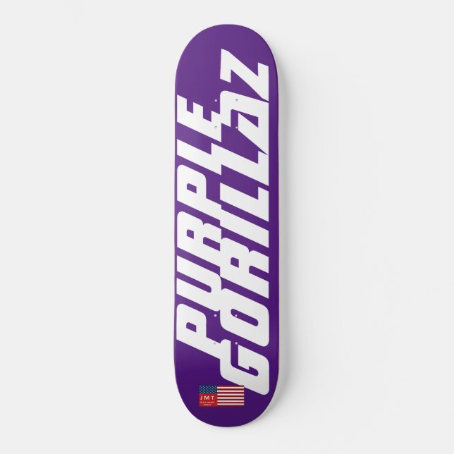 Skateboard GORILLE VIOLET Planche à roulettes (Recto)