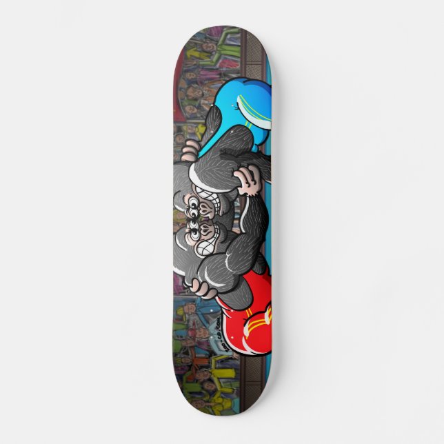 Skateboard Gorilles de lutte (Recto)