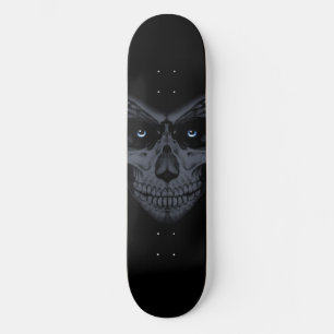 Skateboard gosse foncé os squelettes morts