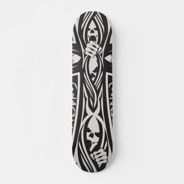Skateboard Goth Skuls (Devant)
