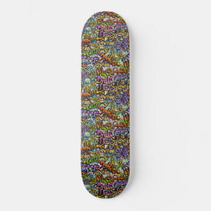 Skateboard Graffiti américain
