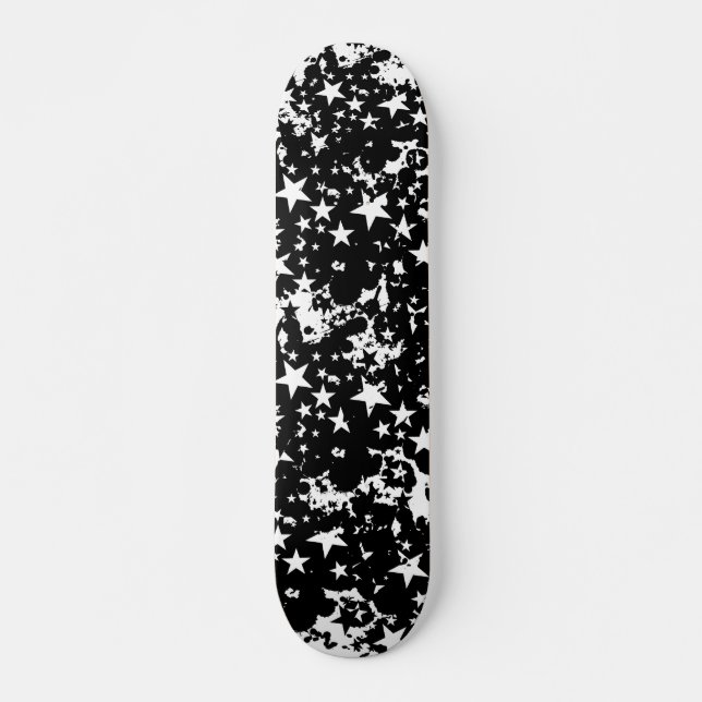 Skateboard Graffiti B&W Star (Devant)
