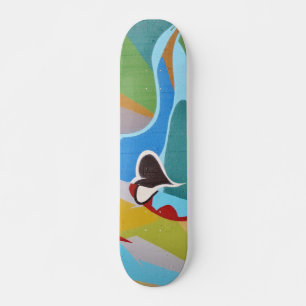Skateboard Graffiti coloré Heart Art