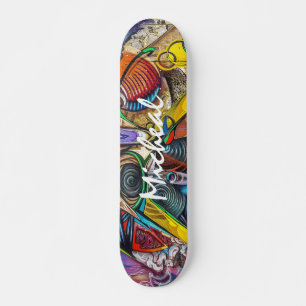 Skateboard Graffiti coloré personnalisé