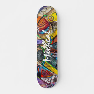 Skateboard Graffiti coloré personnalisé