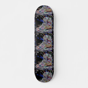 Skateboard Graffiti coloré tendance Basket