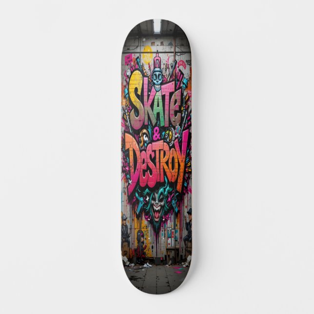 Skateboard Graffiti Grind Deck Edition 1 (Recto)