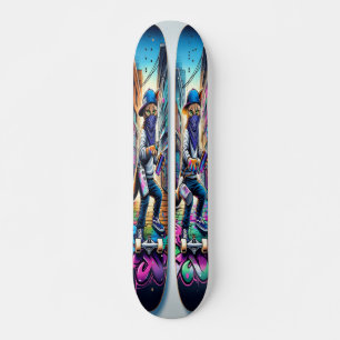 Skateboard Graffiti Paws