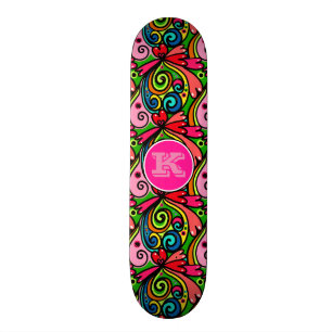 Skateboard Graffiti pour fille super Cool avec monogramme
