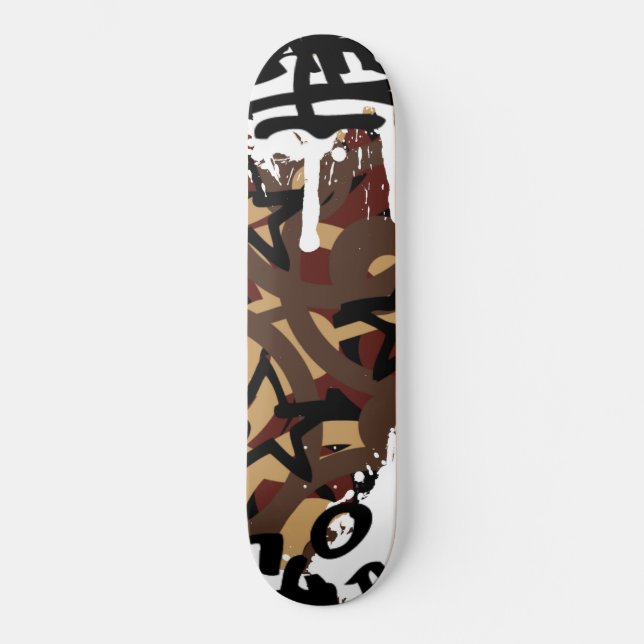 Skateboard Graffiti Scribbles (Recto)