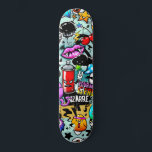 Skateboard Graffiti Skate<br><div class="desc">Graffiti Urban Art Que vous fassiez des mouchoirs sur la demi-pipe ou des kickflips dans la rue,  cette planche en forme de compétition a une pop suprême! Nos planches sont en érable de première qualité et grâce à un processus d’impression sans équivalent vous aurez la meilleure planche au monde.</div>