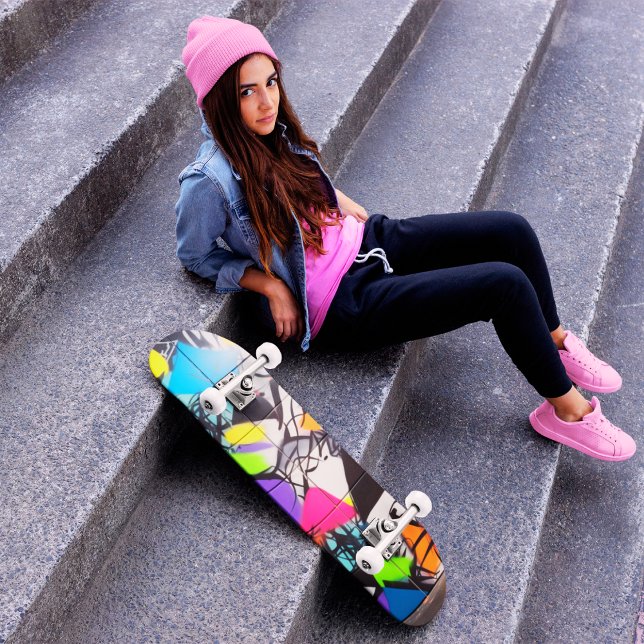 Skateboard Graffiti Spray Peint Formes Patinage (Créateur téléchargé)