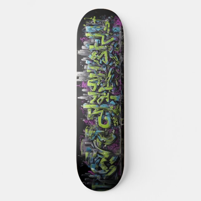 Skateboard Graffiti Wildstyle 1 (Recto)