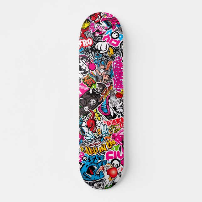 Skateboard Grafiti (Devant)