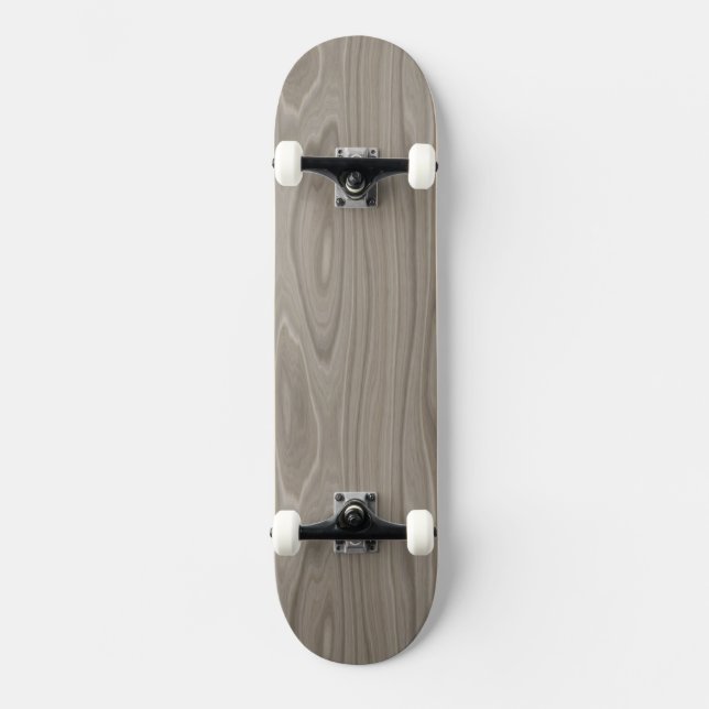 Skateboard Grain de bois (Recto)