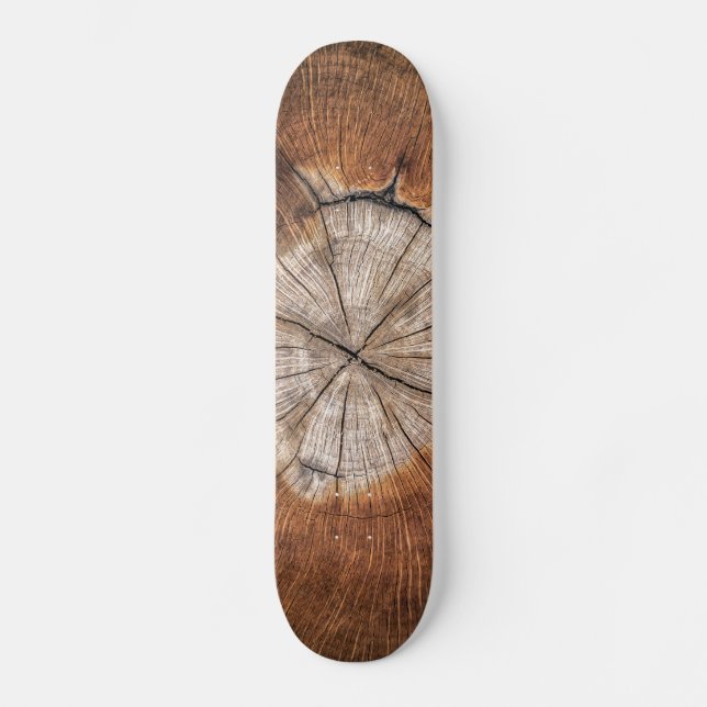 Skateboard Grain en bois (Recto)