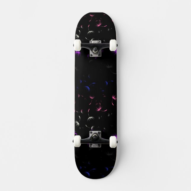 Skateboard Graines Dandelion Falln Genderfluide Pride (Recto)