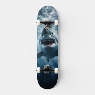 SKATEBOARD GRAND REQUIN BLANC